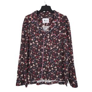 Tombolo Unisex Tencel Catleidoscope Long-Sleeve Cabana Hawaiian Shirt XL EUC